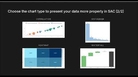 How to choose the right chart in SAP Analytics Cloud