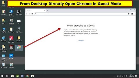 How to Directly Launch Chrome in Guest Mode on Windows