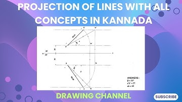 Projection of lines with all concepts in Kannada