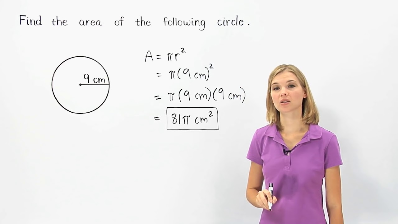 Area of a Circle  MathHelp.com