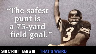 This loophole made 75yard field goal attempts safer than punting