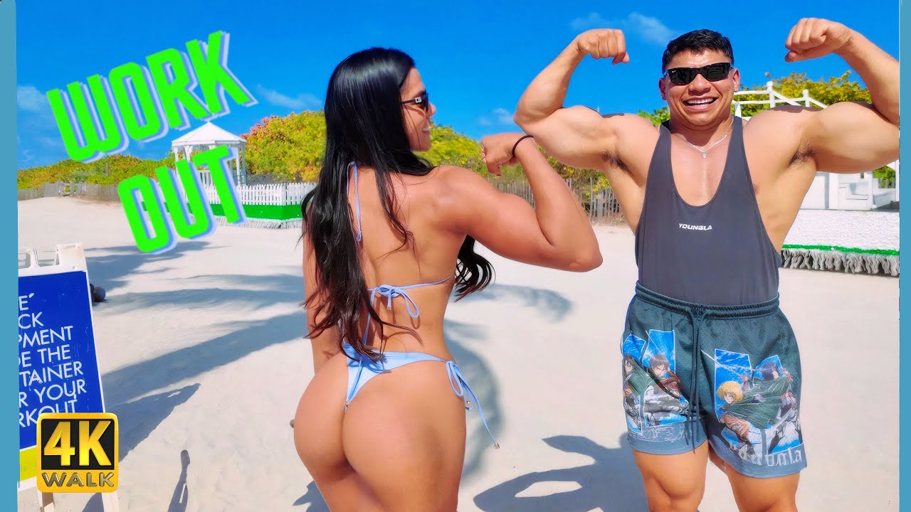 The BEST FITNESS and WorkOut in Miami Beach 💪 Miami Boat Life🔥