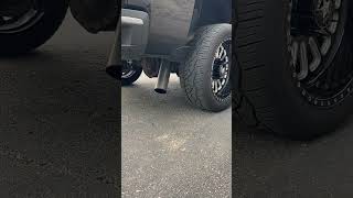 67mm Stealth Mach 2 Turbo, 5" Exhaust, 22" American Forces on Nitto's. #mechanic #chevy #fyp