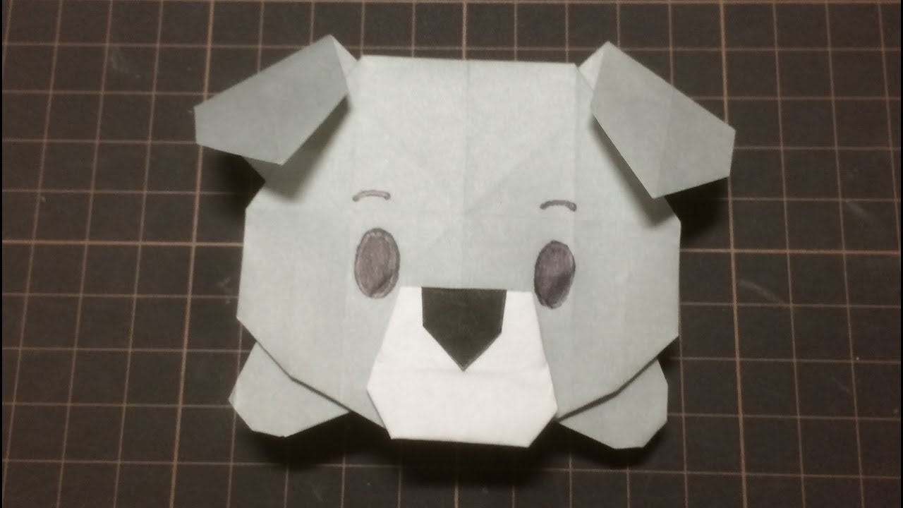 ツムツム折り紙 トランプの作り方 わんわん物語 Origami Disney Tramp Tsum Tsum Youtube