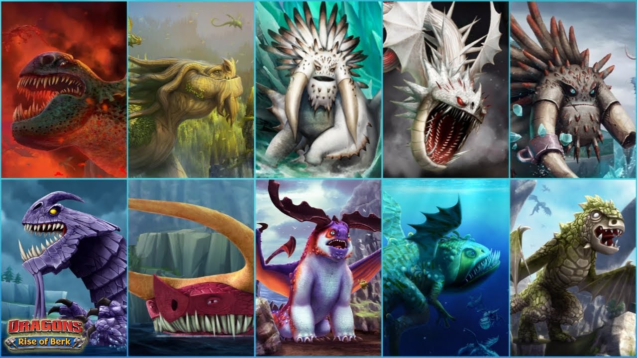 All 10 Legendary Dragons w/ All Cinematics (4K UHD 60fps)