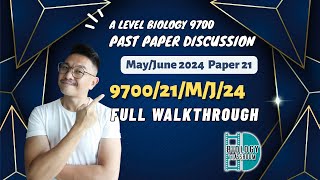 A-Level Biology - PAPER 2 | May/June 2024 | Paper 21 | 9700/21/M/J/24 | EXPLAINED & SOLVED