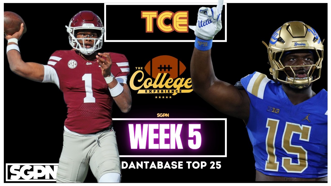 DANTABASE WEEK 4 TOP 25 | THE COLLEGE FOOTBALL EXPERIENCE