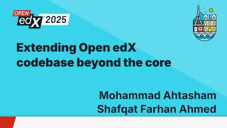 Extending the Open edX codebase beyond the core