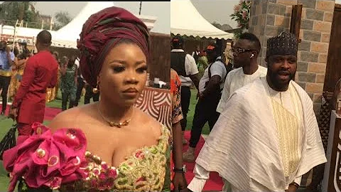 ACTRESS WUNMI TORIOLA ,FEMI ADEBAYO ARRIVAL TO OFFICIAL OPENING OF SHINA OKANLOMO HOTEL OPENING