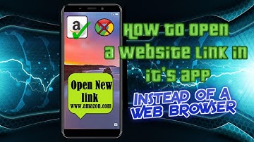 How to open a website link in it