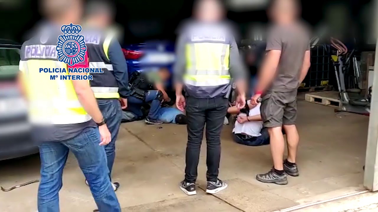 La banda del Taca cae en Marín cuando iba a llevarse 1.300 kilos de cocaína a Madrid