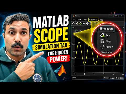 MATLAB Scope Simulation Tab Explained | Step-by-Step Tutorial with Example