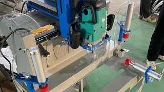 Máy phay khoét khóa cửa nhôm phiên bản mới nhất 2025