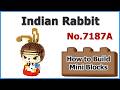 How to Build Indian Rabbit Blocks - LBOYU Painting No.7187A Instructions Specifications