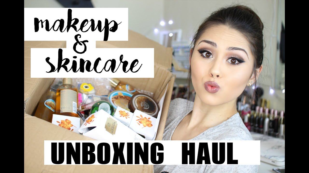 The Body Shop Haul | HUGE UNBOXNG | Makeup, Skincare, & Cosmetics! | Roxette Arisa