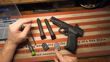 How to change the Canik SFX Rival magazine base plates (Tips and Tricks)