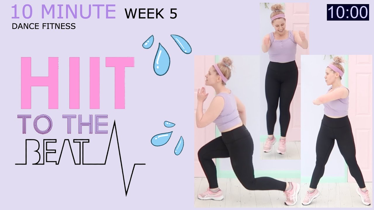 10 MIN HIIT DANCE WORKOUT - WEEK 5 CHALLENGE | SWEATY CARDIO / BODY CONDITIONING | QUICK BURN CALS