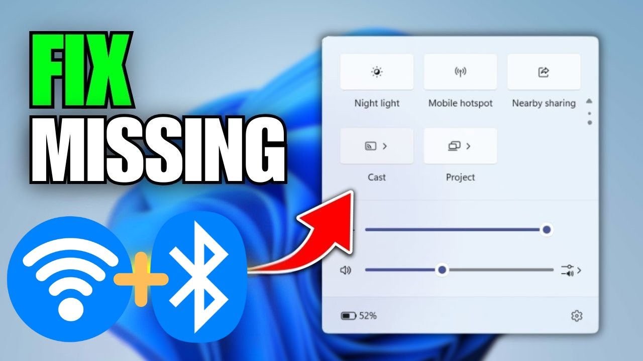Как исправить проблему с отсутствием Bluetooth и Wi-Fi в Windows 11 (2026)