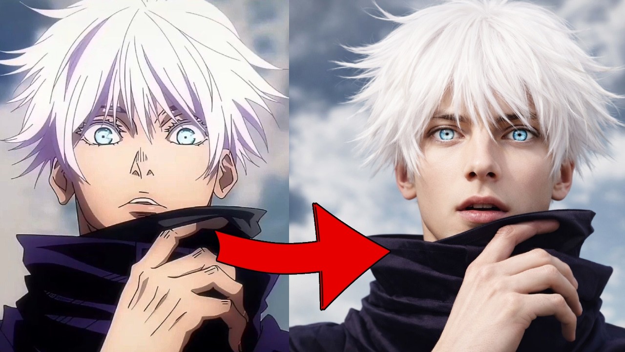 How Would Jujutsu Kaisen Characters Look in Real Life (Live Animation)