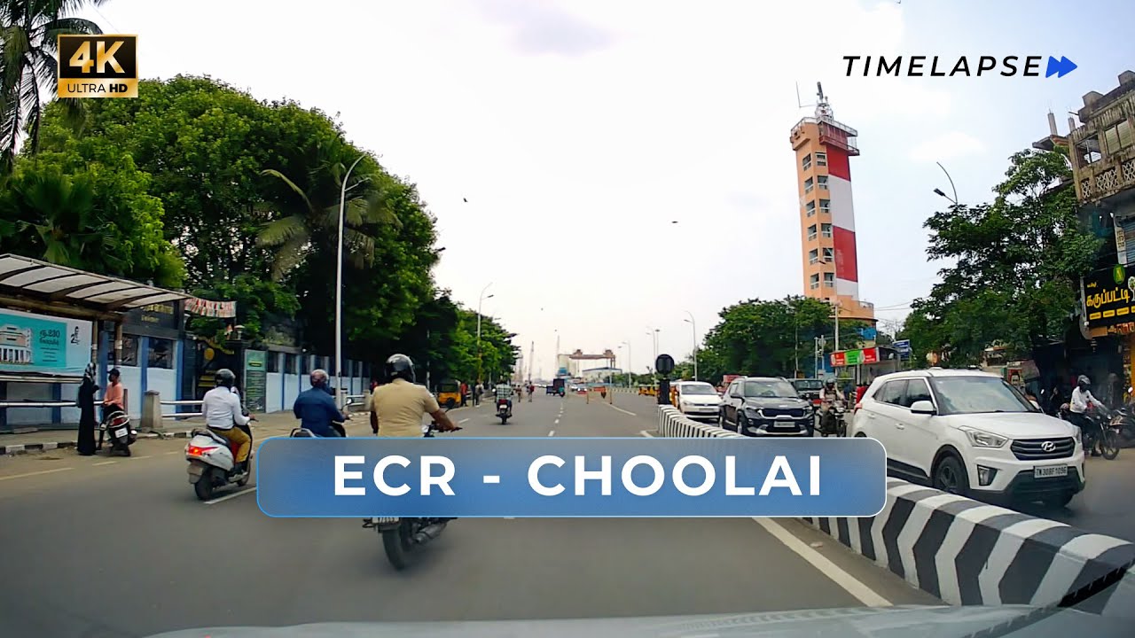 Choolai ECR Escapade: Dashcam's Journey from Mahabalipuram to Choolai #drive ...