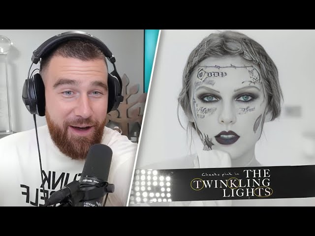 Travis Kelce REACTS to Taylor Swift's Album Breaking All the Records