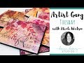 Pastel Cards and Journal Pages - Donna Downey Artist Gang Tuesday 3.6.18