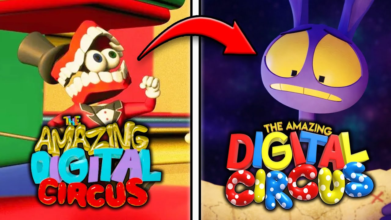 EVOLUCIÓN de Amazing Digital Circus 2022-2026 (Ep 1-8)