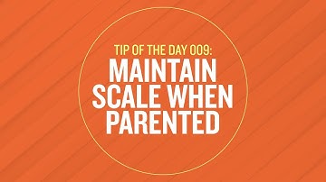 Tip 009 - Maintain Scale When Parented in After Effects
