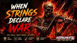 VIOLIN OF WAR | Epic Metal Violin & Heavy Drums (Cinematic Battle Music