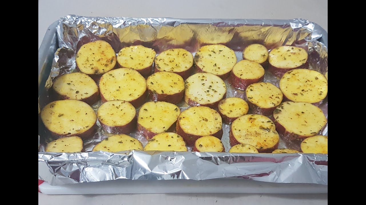 Batata doce Assada no forno com temperos e ervas!