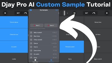 Djay Pro AI Custom Sample Tutorial