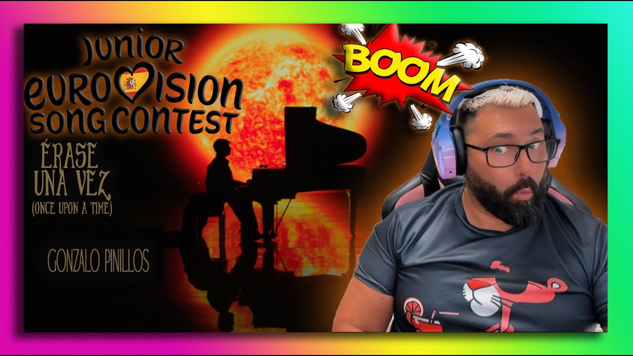 REACTION - Gonzalo Pinillos -  Érase Una Vez #eurovisionjunior #junioreurovision2025