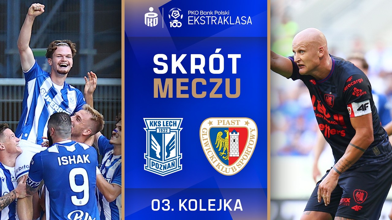 Lech - Piast | SKRÓT | Karol Delikat! Co za debiut! | Ekstraklasa 2026/27
