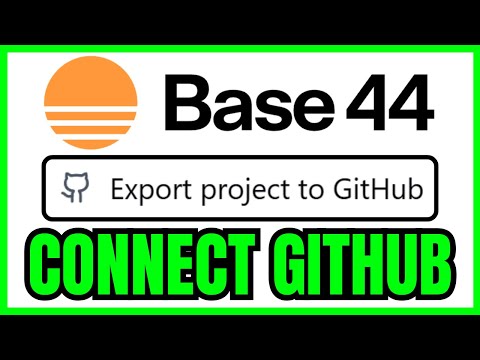 How To CONNECT Base44 To GitHub (QUICK & EASY) 2026