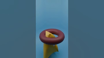 Blender Cloth & Soft body simulation #blender #blender3d #blenderanimation #3d #simulation #physics