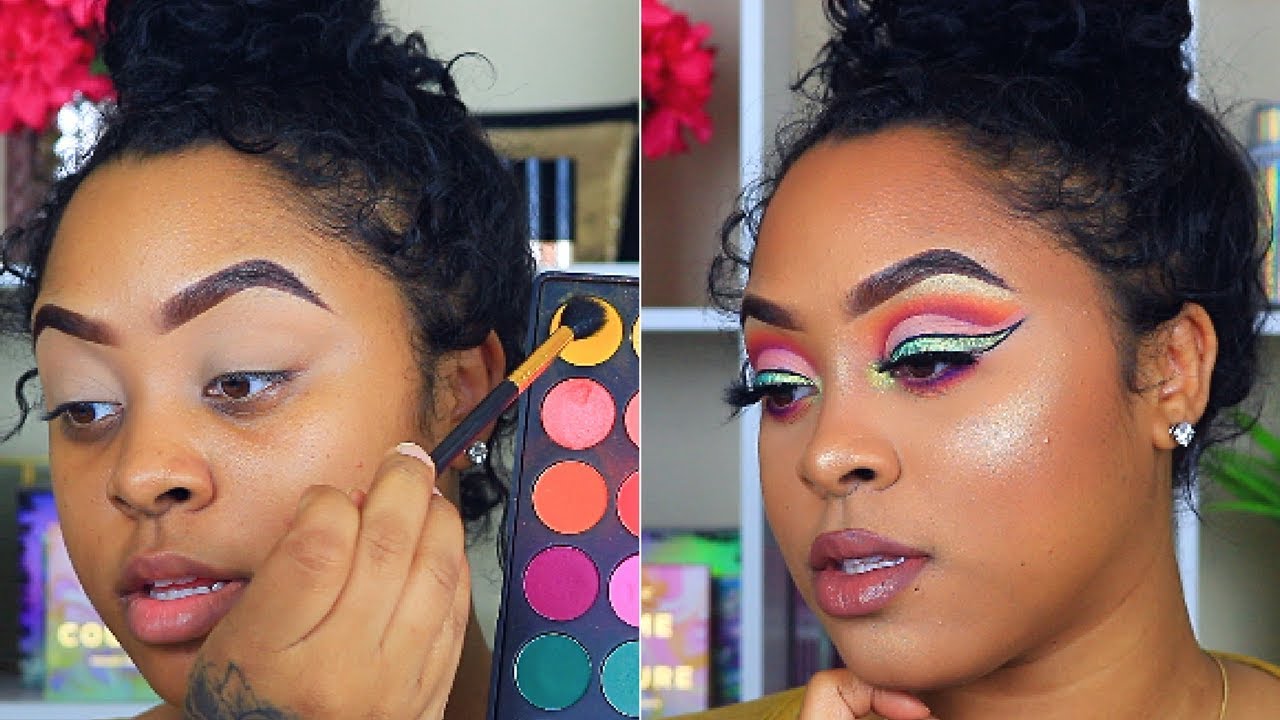 SPRING VIBES | Cut Crease w. Graphic Liner | Makeup Tutorial