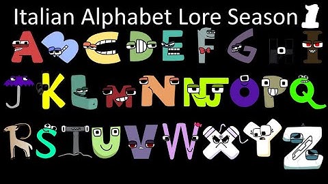 Italian Alphabet Lore Season 1