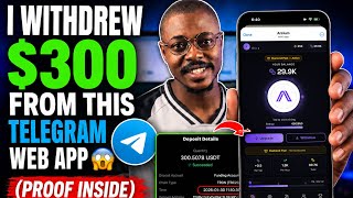 $300 Withdrawal Successful! Telegram Web App Payment Proof 💸