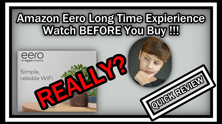 Amazon Eero mesh Wi-Fi 6 Long Term REVIEW (Long Time Experience - Watch BEFORE You Buy)