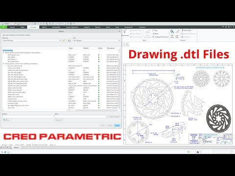 Creo Parametric - Drawing Detail (.dtl) Files | Tutorial