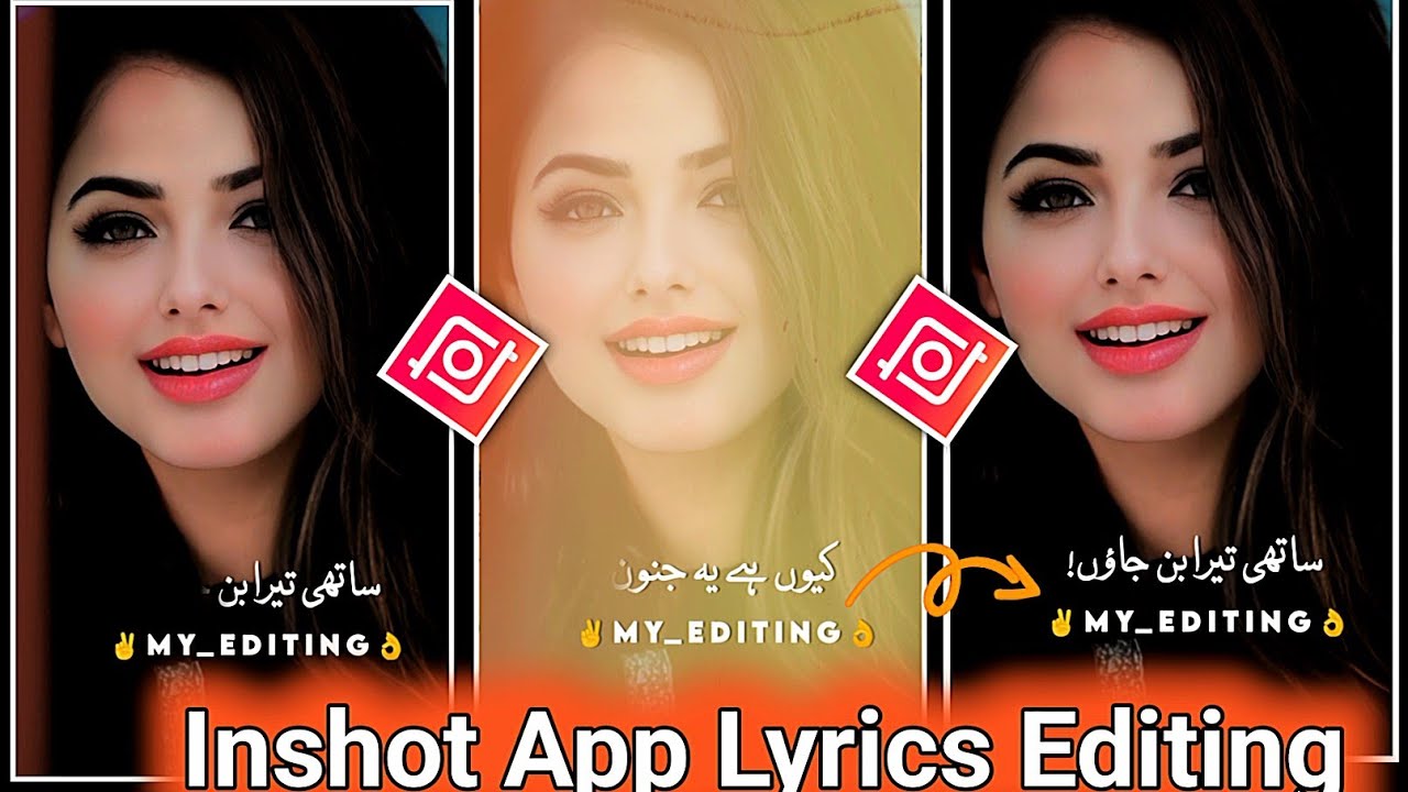 inshot App New Lyrics Video Editingtrending lyrics editing inshotMy