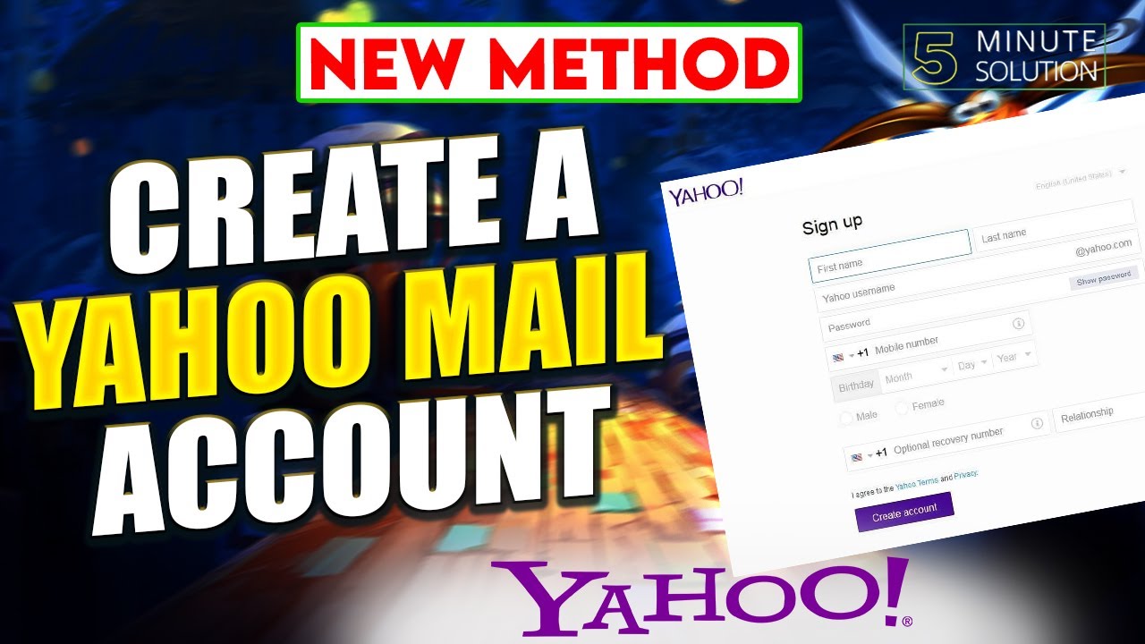 Learn How to Create a Yahoo Mail Account