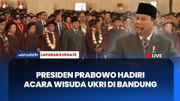 Presiden Prabowo Hadiri Acara Wisuda UKRI di Bandung I LAPORAN UPDATE