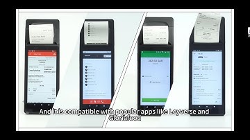 New Android 14 Handheld Android POS Printer with 3GB RAM and 32GB Storage GT81H