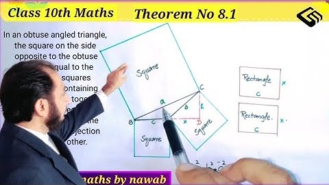 Theorem 8.1 - Class 10th maths proofs - KPKBoard