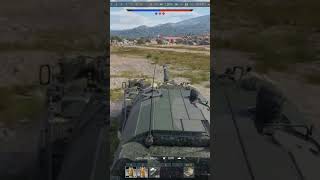 M107 (pf) fuse delay function this rounds explodes in the air. #warthunder #warthundertanks #pzh2000