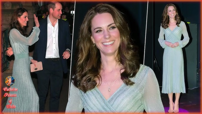 Catherine's Sparkling Dress For Romantic Evening With William Has Everyone  Swooning! - YouTube
