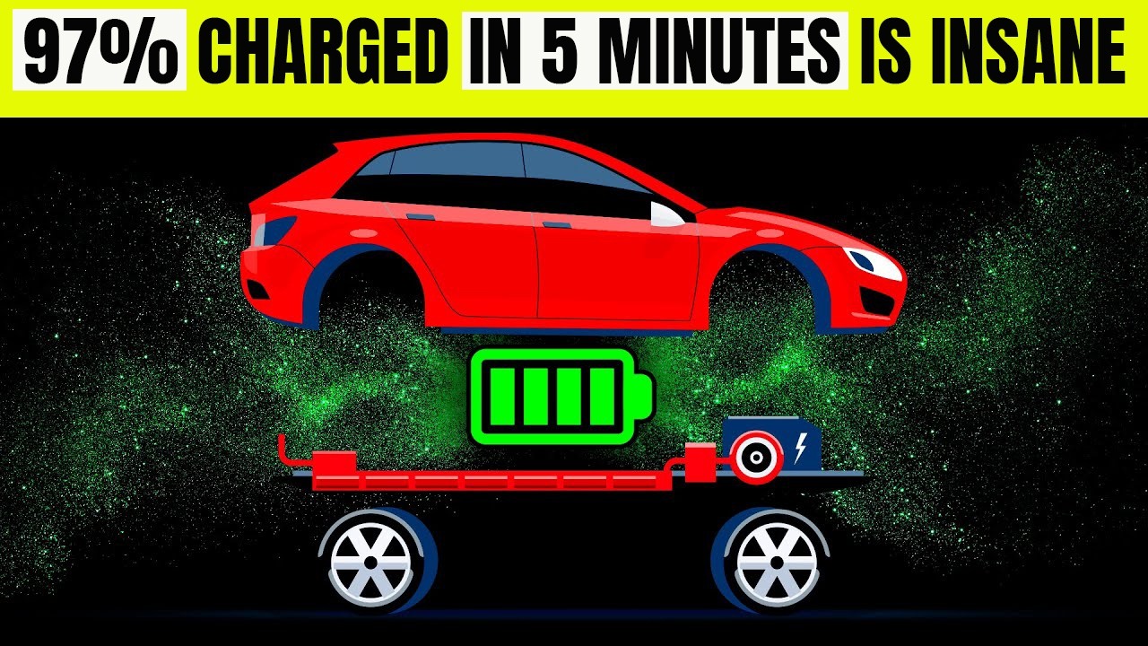 Компания BYD продемонстрировала невероятную 5-минутную зарядку нового аккумулятора Blade с запасо...