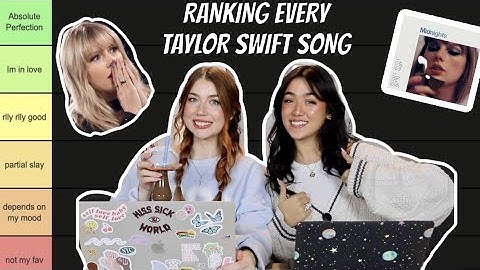 Ranking EVERY Taylor Swift song (don