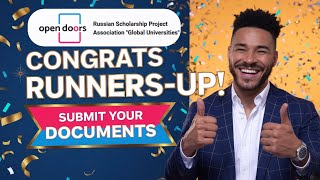 Open Doors Scholarship Runners-Up Update: Submit Your Documents Now! Net Worth